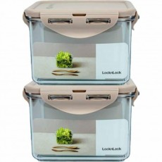 Lock&Lock LBF-855 Stackable Square 860ml 2 gói