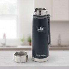 Bình trà Aloha Bình giữ nhiệt đi bộ đường dài Cắm trại có dây đeo cách nhiệt (800ml) (Navy)