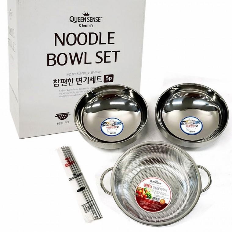 DS Seshin Nữ Hoàng Sense Món Ăn Mì Chuyên Nghiệp Bộ Mì Inox Đấm Bát Ăn Mì Đồ Dùng Đũa Full Nguyên Bộ