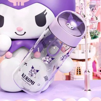 Chai nước Tritan Sanrio Kuromi Space Capsule 500ml