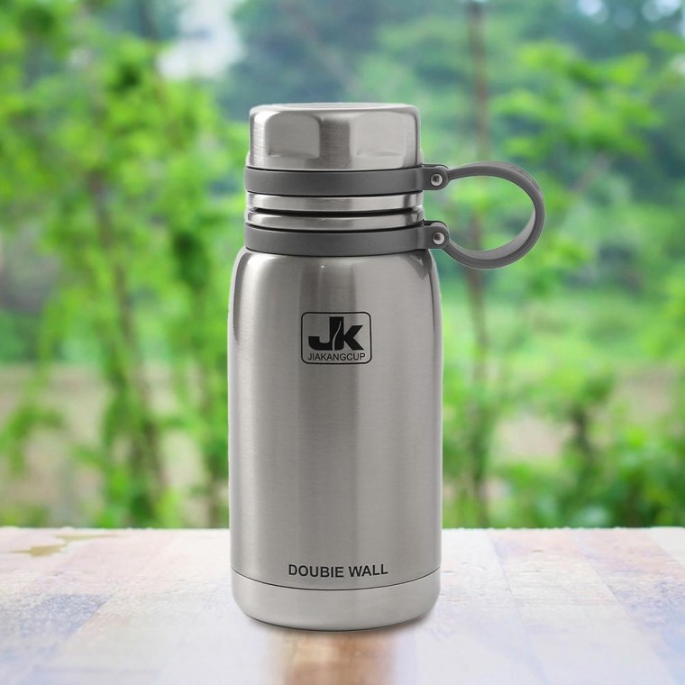 Bình giữ nhiệt câu cá chân không đôi inox (600ml)