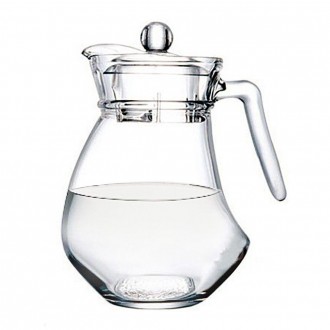 Bình thủy tinh Luminac Wave Jug (1.3L) chai nước thủy tinh, chai nước trái cây, chai thủy tinh, chai