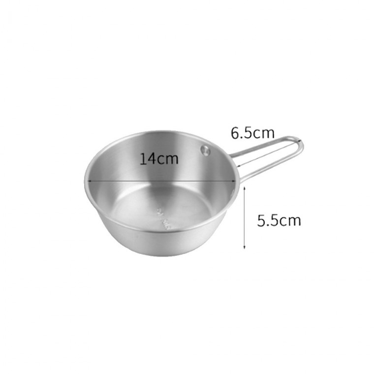 Bát inox có tay cầm cực lớn