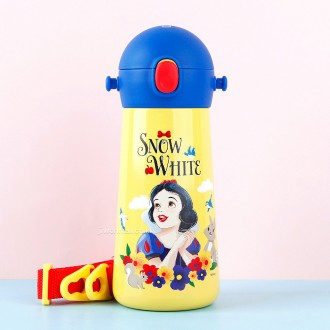 Snow White The Bottle Bình nước đôi dây đeo vai một chạm bằng thép không gỉ 460ml