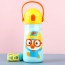 Pororo Chai Dây đeo vai một chạm Chai nước có ống hút bằng thép không gỉ