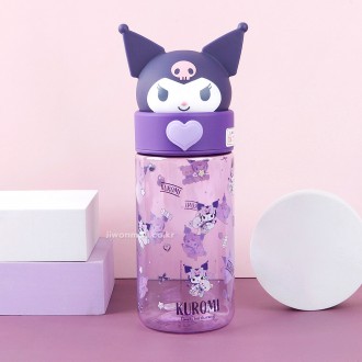 Bình nước hình 3D Sanrio Kuromi 500ml