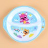 Đĩa ăn nhẹ có tay cầm Pinkfong melamine