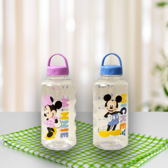 Bình nước hình nhân vật Mickey Minnie dung tích lớn 1L bình nước 1 lít