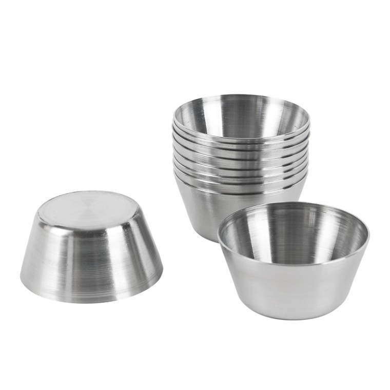 Bát Mứt Bóng Mini Inox DD Shop Số 1 10 Cái (806801)