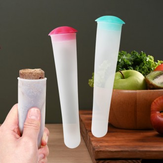 Ice Stick 2P Silicone Kem Khuôn Chủ Khuôn Khay Hộp Đựng Đá