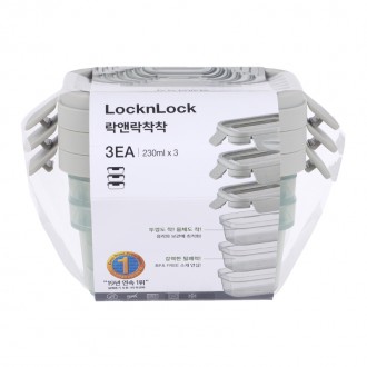 Lock&Lock Chakchak 230ml 3p (343725)