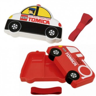 Hộp cơm trưa loại 1 tầng Tomica (xe cứu hỏa, xe cảnh sát)