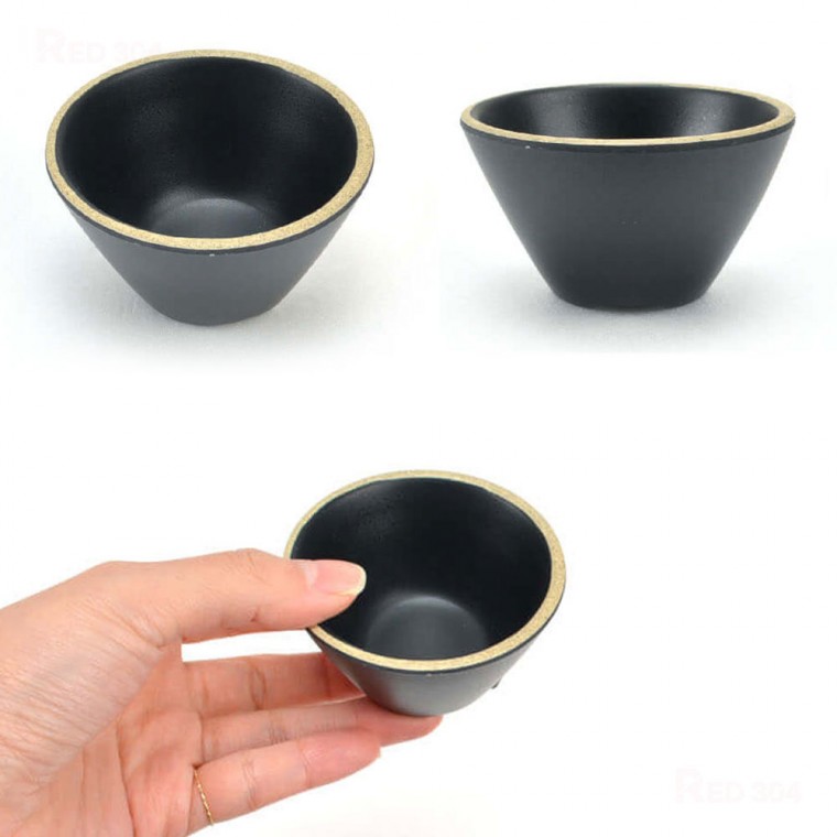 Melamine Nước Tương Wasabi Nhật Bản Chojang Jongji Bát Tương Gia Vị Phong Cách Hàn Quốc Đường Kính 6.8Cm Số 11