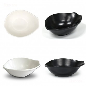 Bát cà ri melamine Bát thịt lợn cốt lết bát nước sốt bát nước sốt salad tráng miệng bát tráng miệng bát tráng miệng chiều dài 17cm