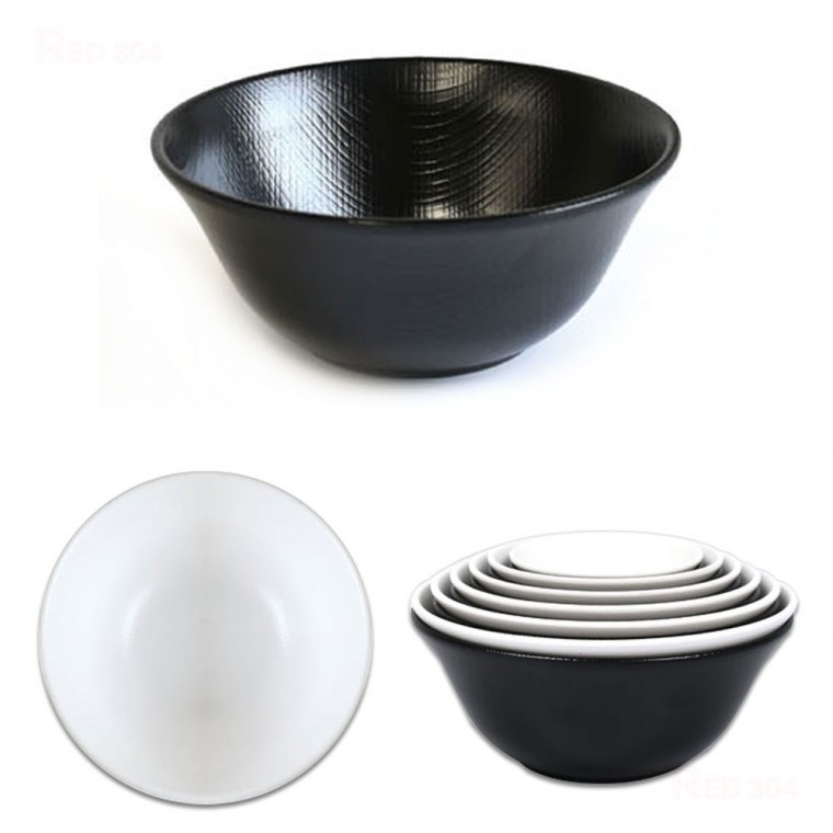 Melamine phong cách Hàn Quốc chiêu đãi bibimbap bát mì ramen mì udon bát mì đường kính 20,2cm 22,6cm 25,3cm