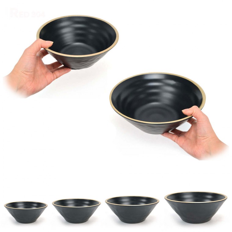 Bát mì phục vụ Melamine phong cách Hàn Quốc bát mì bibimbap bát mì ramen Nhật Bản bát cơm bát cơm số 5 đường kính 23cm