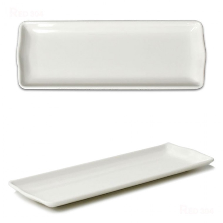 Melamine Dài Vuông Nhật Bản Sukidashi Đĩa Cá Nướng Hàn Quốc Đĩa Ăn Phụ Đĩa Bát Đĩa Phụ Gimbap Đĩa Chiều Dài 29.4Cm Số 30