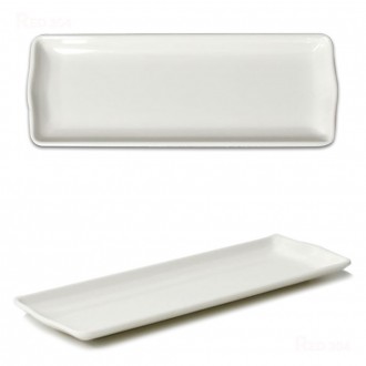 Melamine Dài Vuông Nhật Bản Sukidashi Đĩa Cá Nướng Hàn Quốc Đĩa Ăn Phụ Đĩa Bát Đĩa Phụ Gimbap Đĩa Chiều Dài 29.4Cm Số 30