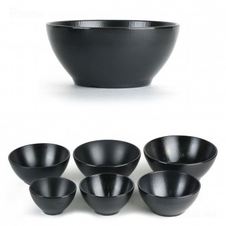 Melamine Hàn Quốc Bát Ăn Nhật Bản Cơm Phục Vụ Súp Udon Mì Ramen Bát Mì 12cm 14cm 16cm 17.7cm 19.4cm