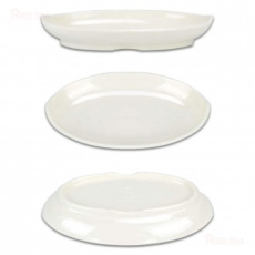 Melamine sundae tteokbokki chiên snack đĩa kim chi củ cải Hàn Quốc đĩa kim chi món ăn kèm đĩa dài 21cm 23.2cm 25cm