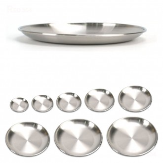 27 loại đĩa cắm trại inox, đĩa ăn vặt, đĩa buffet, đĩa nhà hàng kiểu Tây, thịt bò, thịt bò Hàn Quốc, đĩa thịt 28cm 30cm 32.5cm 40cm