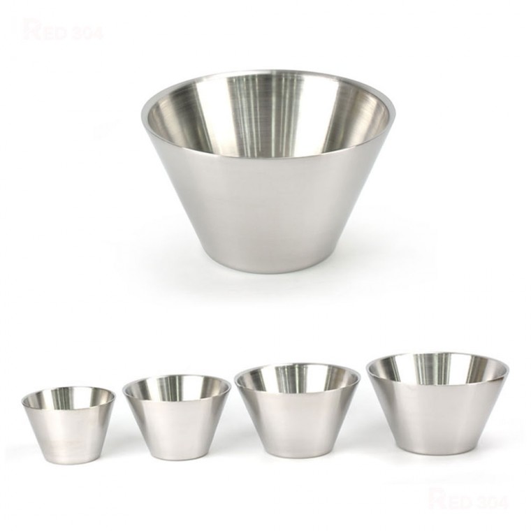 27 Loại Cấu Trúc 2 Lớp Cách Nhiệt Inox Sữa Chua Sữa Chua Salad Đá bào Bát Salad 12Cm 14Cm 16Cm 18Cm