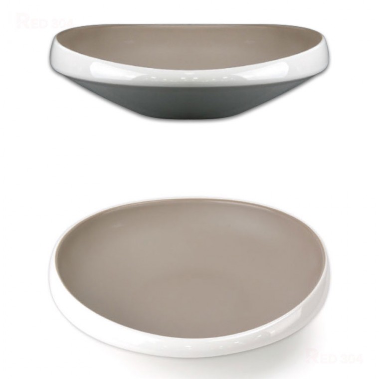 Melamine Bát ăn kèm Sukidashi Nhật Bản Đĩa ăn kèm Hàn Quốc đĩa xào hấp Đĩa ăn kèm số 4 Số 5 Số 6