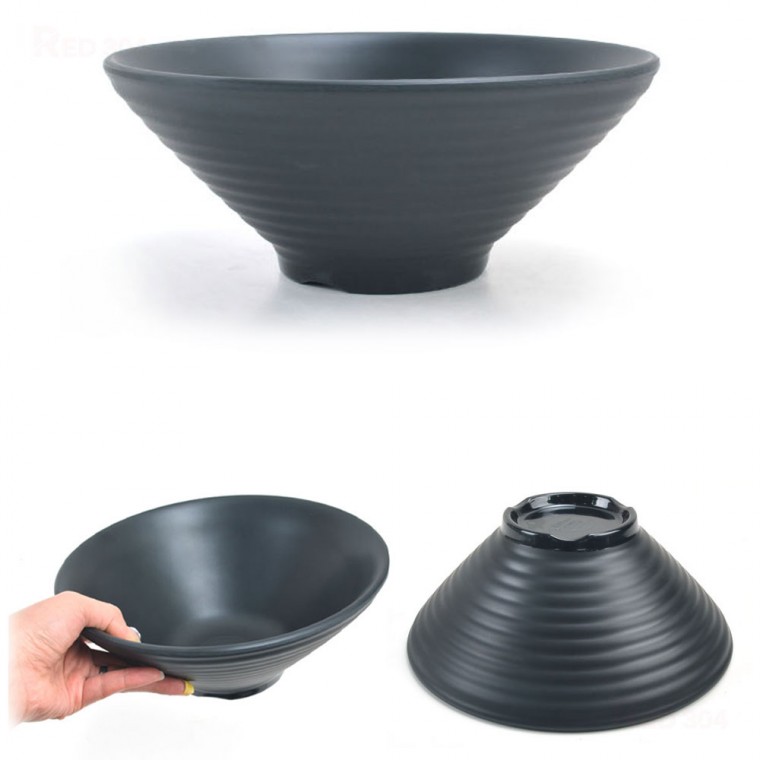 Melamine Nhật Bản Mì Ramen Udon Bát Mì Bát Ăn Cơm Donburi Bát Đường Kính 22.8cm