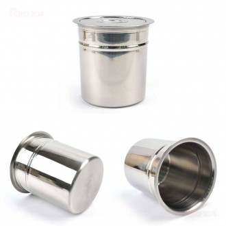 27 loại inox tròn, hộp đựng gia vị, hộp đựng topping, hộp đựng nước sốt, hộp đựng ống hút, hộp đựng dao kéo, hộp đựng kẹp, hộp đựng kéo, hộp đựng xương, hộp đựng rác thực phẩm, có nắp đậy