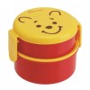 Hộp Cơm Trưa 2 tầng Skater Pooh Face Round (Có kèm nĩa)