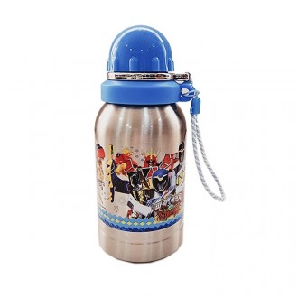 [Chính Hãng] Bình Nước Inox Power Dino 400Ml/Bình Nước Back To School Power Rangers Dino Force