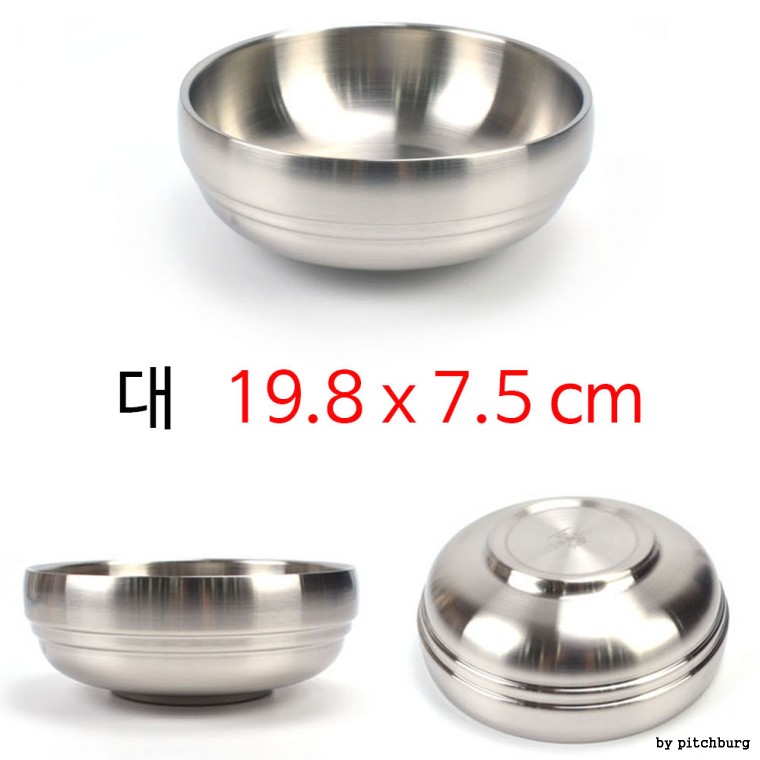 27 loại máy làm mì lạnh hai lớp inox cao cấp tô mì lạnh lớn 19,8x7,5cm 1p