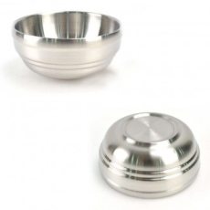 Bát Dongchimi đôi inox cao cấp dùng tráng miệng 12x5,5cm 1p