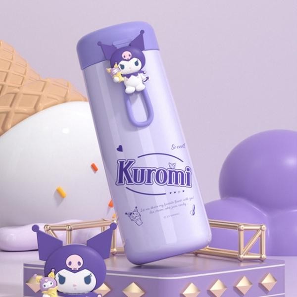 Bình giữ nhiệt lạnh Sanrio Kurumi Pastel 350ml cách nhiệt