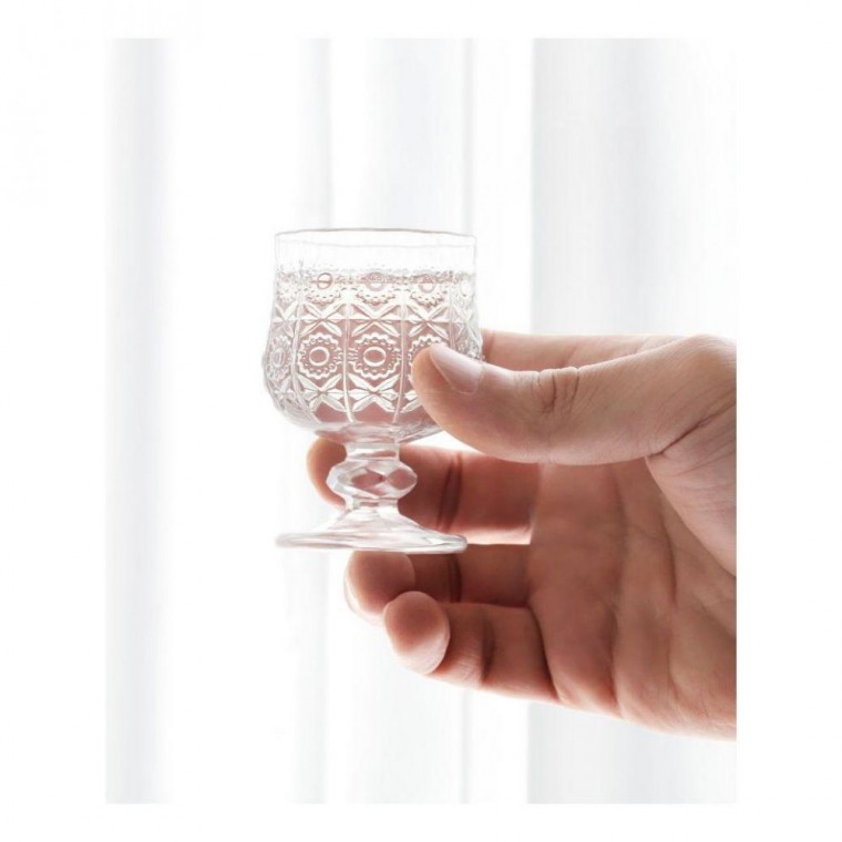 Noblesse Petit Soju Glass 6P Bộ Cốc Uống Nước Nến Thủy Tinh Hộp Đựng Cốc Thủy Tinh Vintage Cốc Thủy Tinh Pudding Cup