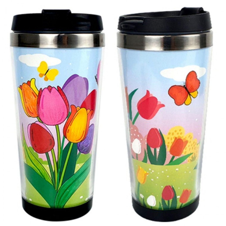 Craft Master DIY cốc bằng thép không gỉ làm hoa tulip