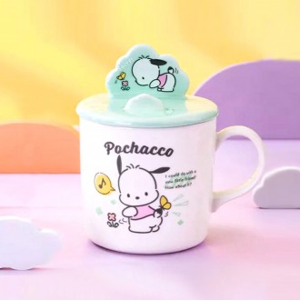 Cốc giữ nắp Sanrio Pochacco 400ml