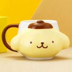 Cốc tập uống mặt Pom Pom Purin 3D 450ml