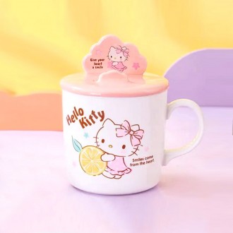 Cốc giữ nắp Sanrio Hello Kitty 400ml