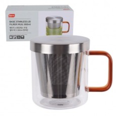 Cốc lọc nắp inox DD Shop 360ml - Tangerine Basic (804846)