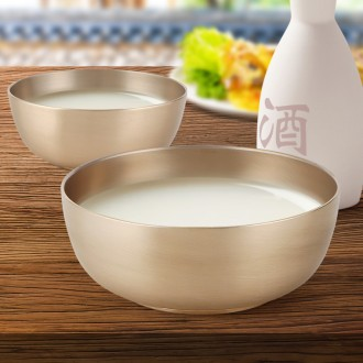 Ly Makgeolli, ly hữu cơ tròn, ly thiếc, ly uống nước độc đáo, bát, ly uống nước, ly uống nước Dongdong