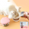 Pet Snack Can Nắp Muỗng Đặt Thức Ăn Nắp Ướt Silicone