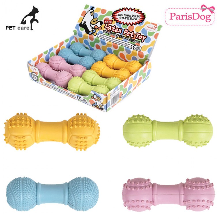 Đồ chơi cao su tạ Paris Dog Pastel (8 miếng) (1 hộp)