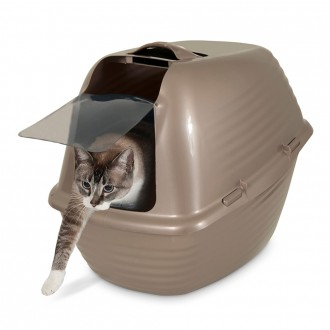 Pet Mate StayFresh Hood Toilet (Pearl Tan)