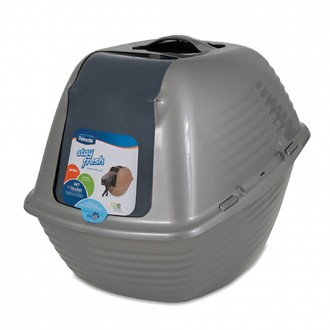 Pet Mate StayFresh Hood Toilet (Bạc Ngọc Trai)