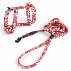 Dây đeo ngực cho chó nhỏ Cat H Type Harness Red