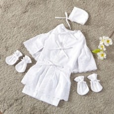 Quần áo cầu vồng khăn liệm chó 1 bộ M mèo cotton nguyên chất đồ tang lễ