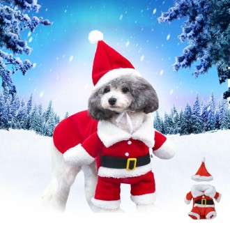 Trang phục chó Giáng sinh chó mèo ông già Noel