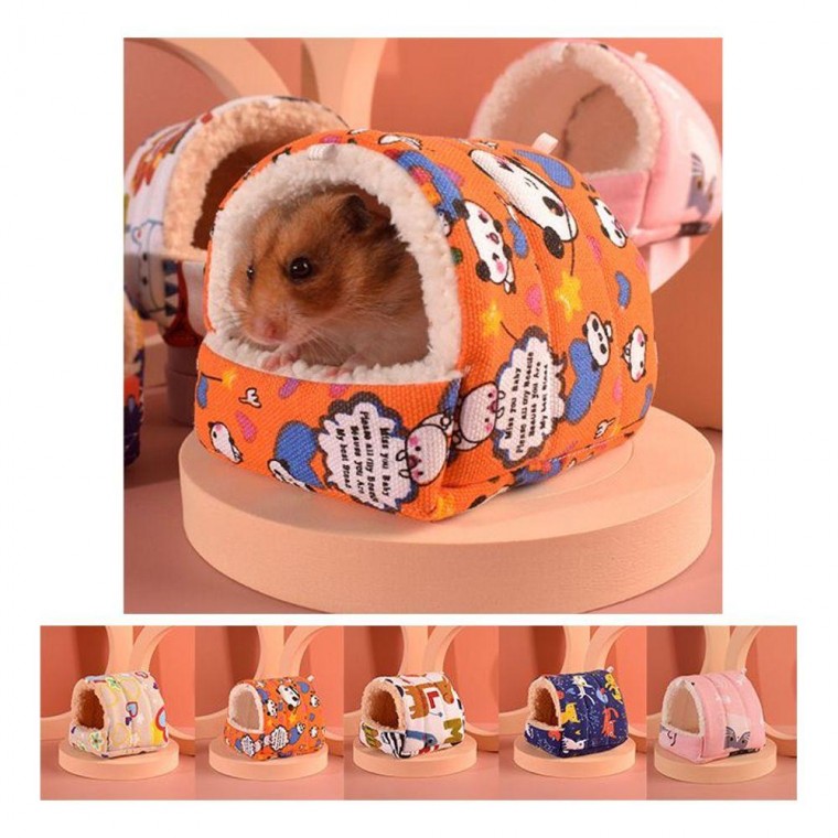 Fluffy Hamster House Nhỏ S-M Nhím Động Vật Nhỏ