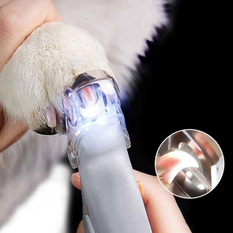 Self Dog Cat Pet LED Nail Clipper Tông đơ Cắt móng tay Pet Safe Clipper